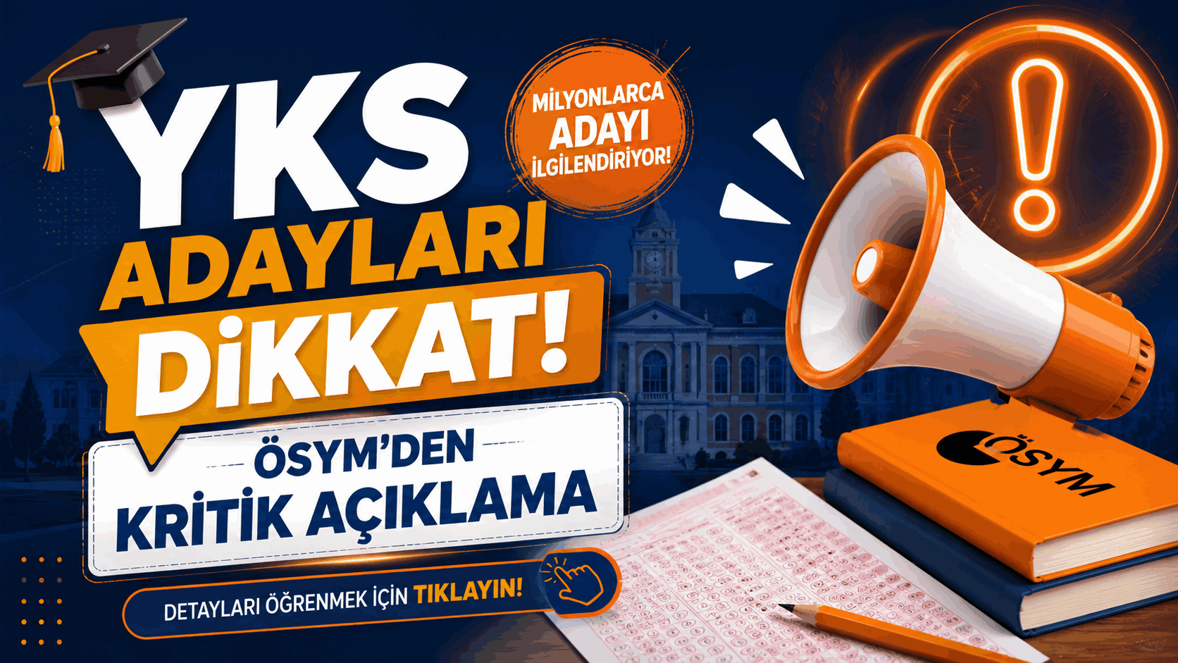 2026 ÖSYM Sınav Takvimi Açıklandı: YKS, KPSS, MSÜ ve DGS Sınav Tarihleri Belli Oldu!